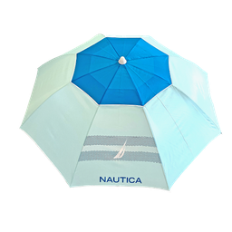 [NTBU23JCBBB] Nautica Beach Umbrella 7 Ft. Blue Wave J-Class