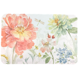 [731-17400053] Counter Art Reversible Easy-Care Placemat, Spring Meadow