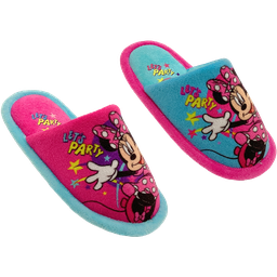 [595-1406628] Disney Minnie Mouse Indoor Slippers Size 25-30