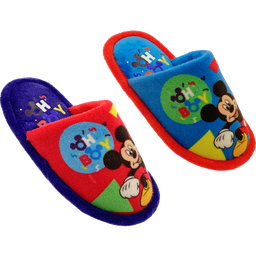 [530-1406611] Disney Mickey Mouse Indoor Slippers Size 25-30