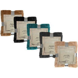 [720-1426915] Mythology by Home Living Solid Flannel Blanket 50&quot; x 60&quot;