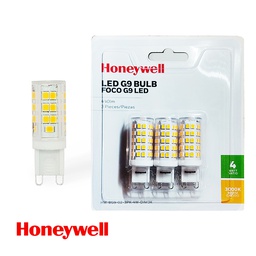 [HW-BG9-02-3PK-4W-DIM3K] Honeywell 3pk LED Bulb G9 4W 3000K