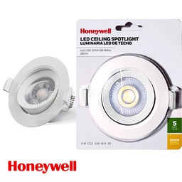 [HW-D01-5W-WH-3K] Honeywell Recessed LED Spot Light