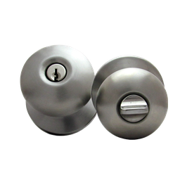 [94002-802] Kwikset Olympus Entry Knob Brushed Stainless Steel