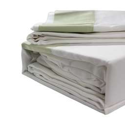 [KCBI2022111WH


] ****Kenneth Cole King Sheet Set, White With piping - 100% Cotton, 4Pc