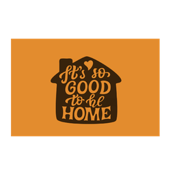 [D012 / 700-N24-00283 CHFM27482] Classy Homes Foam Door Mat, Good To Be Home 18x30 in.