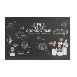 [D019 / 700-N24-00287 CHFM27486] Classy Homes Foam Kitchen Mat, Cooking Time18x30 in.