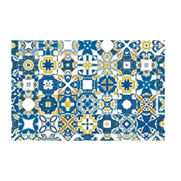 [D030 / 700-N24-00290 CHFM27489] ****Classy Homes Foam Mat, Multi-Colour Mosaic 18x30 in.