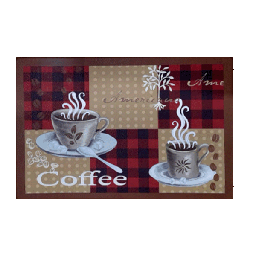 [D111 / 700-N24-00298 CHFM27497] Classy Homes Foam Kitchen Mat, Coffee 18x30 in.