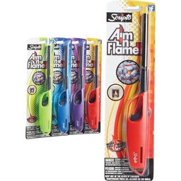 [BGM19-1/12CD] Scripto Aim 'n Flame MAX Nonrefillable Straight Stem Butane Lighter