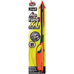 [BGM19XL-1/12 / 342378] ****Scripto Aim 'n Flame MAX Nonrefillable Straight Stem EXtra Long Butane Lighter