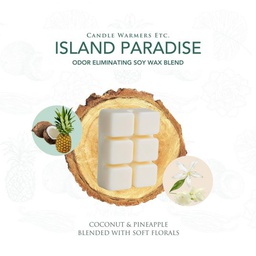 [9350s] Candle Warmers 2.5 oz Odor Eliminating Wax Melt, Island Paradise