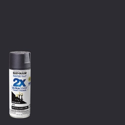 [346951] Rust-Oleum Painter's Touch 2X Ultra Cover Satin Paint + Primer Spray Paint 12 Oz., Canyon Black