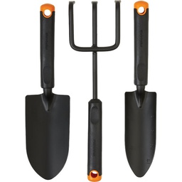 [1069044] Fiskars Steel Garden Tool Set (3-Piece)