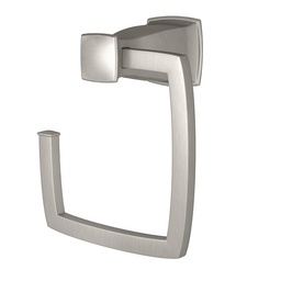 [MY3586BN] Moen Hensley Towel Ring, Brushed Nickel