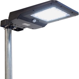 [8586] Wagan Tech Motion Activated Dusk To Dawn 1600 Lm. Solar Flood Light, Black