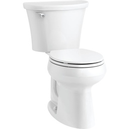 [K-30005-0] Kohler Cavata Complete Solution Toilet Elongated Bowl 1.28 GPF, White