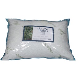 [730-BAMBOO-5070 CHBP27513] Classy Homes Bamboo Pillow With Memory Foam, Queen 50x70cm / 20 x 27.5 In.