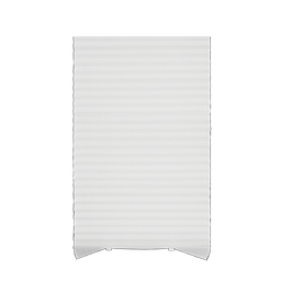 [KC20205232WH] ****Kenneth Cole Temporary Pleated Blinds, White  /35x90''