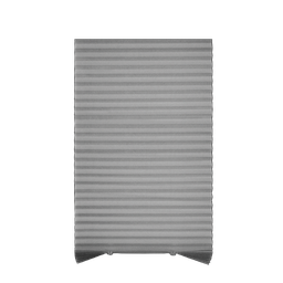 [KC20205236GY] Kenneth Cole Temporary Pleated Blinds, Grey /72x90''