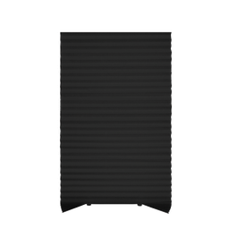 [KC20205234BK] Kenneth Cole Temporary Pleated Blind 48 x 90 In., Black