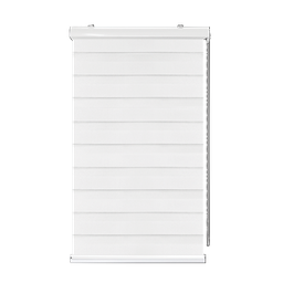 [KC202052317WH] Kenneth Cole Luxury Zebra Blinds 42 x 90 In. (Daylight), Whitej