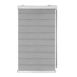 [KC202052315GY] Kenneth Cole Luxury Zebra Blinds 29x90 In. (Daylight) Grey