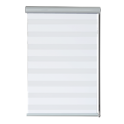 [KC202052323WH] Kenneth Cole Luxury Zebra Blackout Blinds 36 x 90 In., White