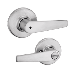 [93001-959] Kwikset Delta Privacy Lever, Satin Chrome