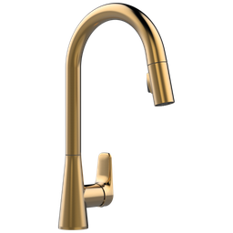 [91355-CZ] Delta IXA JIVE Single Handle Pull-Down Kitchen Faucet, Champagne Bronze