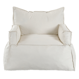 [KCFS2023113-WH] Kenneth Cole Foam-Filled Arm Chair, White