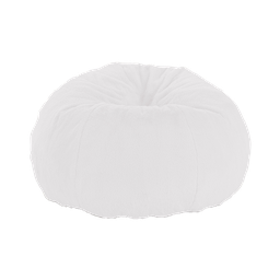 [KCFS2023116-WH] Kenneth Cole Foam-Filled Seat Cushion Luxury Faux Fur, White