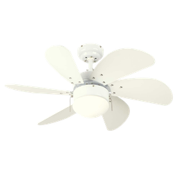 [78145] Westinghouse Turbo Swirl Ceiling Fan 30 In., White
