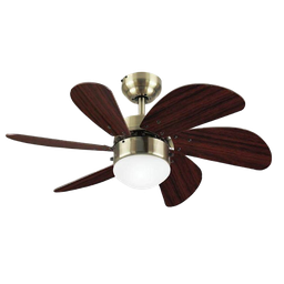 [78248] Westinghouse Turbo Swirl Ceiling Fan 30 In., Antique Brass
