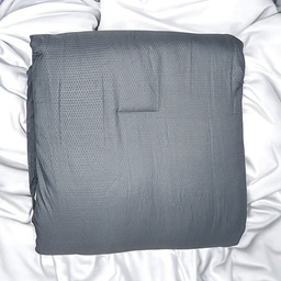 [724-GREY-Q / BCSQ41676] Remington 8pc Comforter Set Queen, Grey