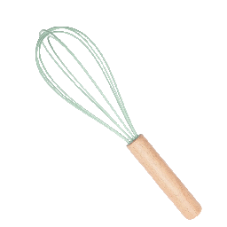 [BS40617] Baker's Secret Silicone Whisk 9.6 In.