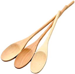 [BS40387] Baker's Secret 3pc Spoon Set Maple Wood 13.7 In. (35cm)