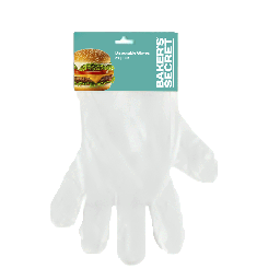 [BS40729] ****Baker's Secret Disposable Gloves 50-pack