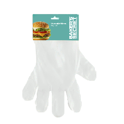 [BS40729] Baker's Secret Disposable Gloves 50-pack
