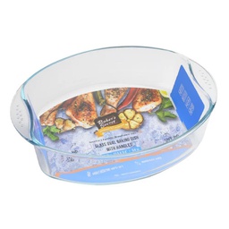 [BS40365] Baker's Secret Glass Baking Dish Oval 2.8L 13.5 In. (34.5cm)