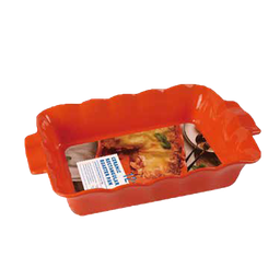 [BS40661] ****Baker's Secret Ceramic Rectangular Roaster Pan 13.8 In. (35.2cm)