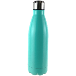 [707-2305302] Water Bottle Single-Wall Stainless Steel 750ml Aqua/ Grey