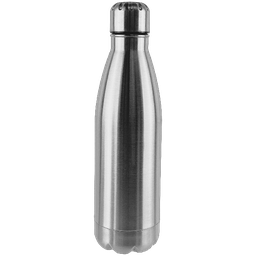 [707-2305301] Water Bottle Single-Wall Stainless Steel 750ml Silver/ Gold