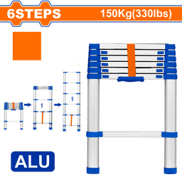 [WLD5H06] Wadfow 6-Step Telescopic Ladder