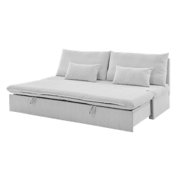 [857-MLM-504740] Ideal Furniture Sofa Bed with Storage Drawer, Cream