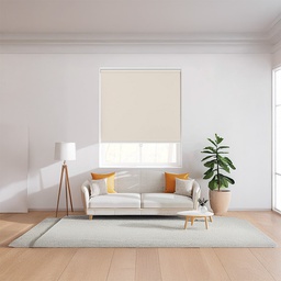 [722-66X127BEIGE-RLLR CHBRB28556]  Classy Homes Blackout Roller Blinds 26x50 In., Beige