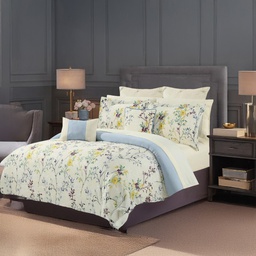 [BCSK45698] Forrest Lake Hazel 11pc King Comforter Set, MultiColour