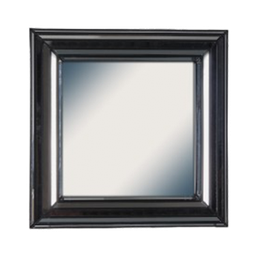 [HHHF-IDFN-13014 CHWM28585] Classy Homes Wall Mirror, 15.7 x 15.7 In. - Black