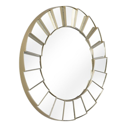 [HHHF-IDFN-13015 CHWM28586] Classy Homes Wall Mirror, 15.3 x 15.3 In. - Gold