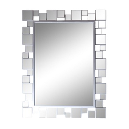 [HHHF-IDFN-13018 CHWM28589] Classy Homes Wall Mirror, 24 x 30.7 In. - Silver